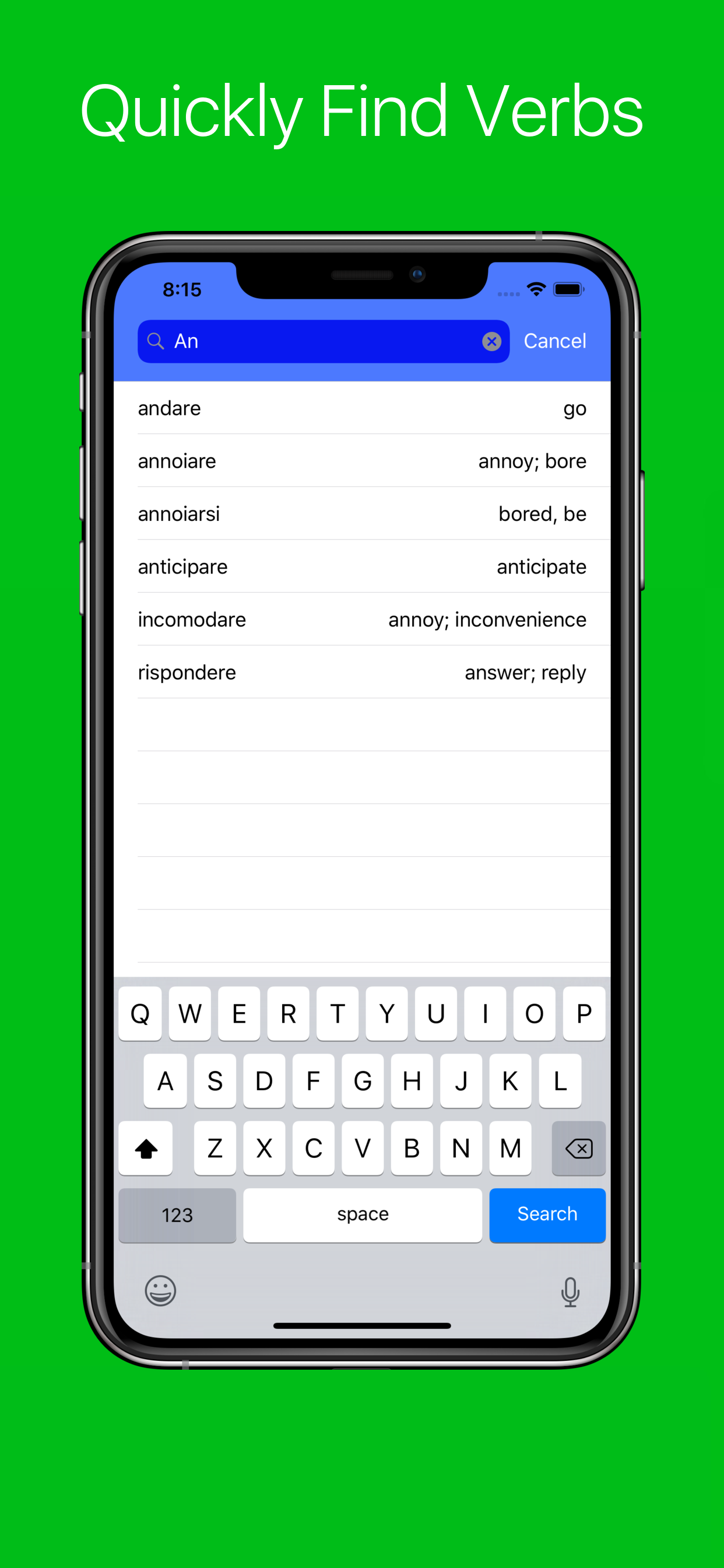 Italian Verb Conjugator screenshot 8