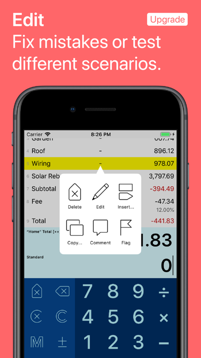 Screenshot #3 pour Digits Basic Tape Calculator