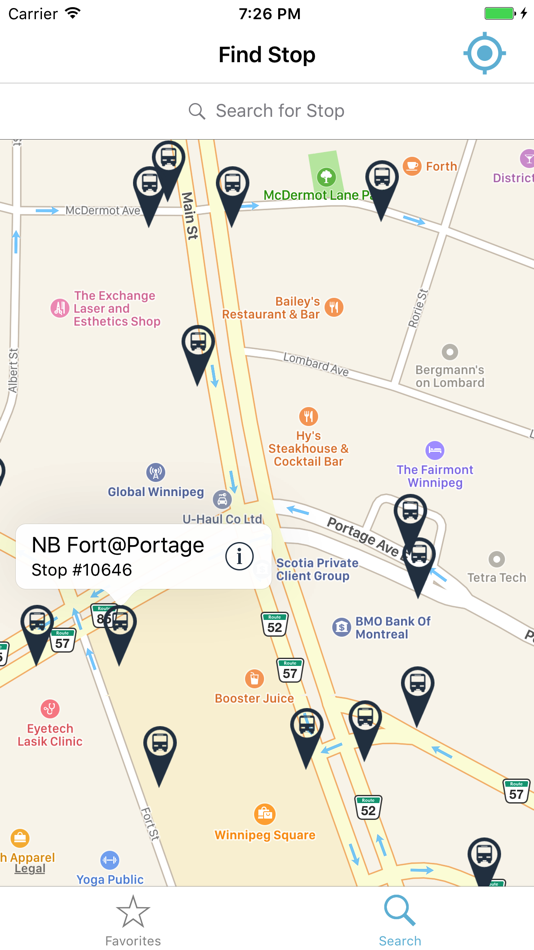 #1. myBus Winnipeg - Live Transit (iOS) 由: Foxbit Software Ltd.