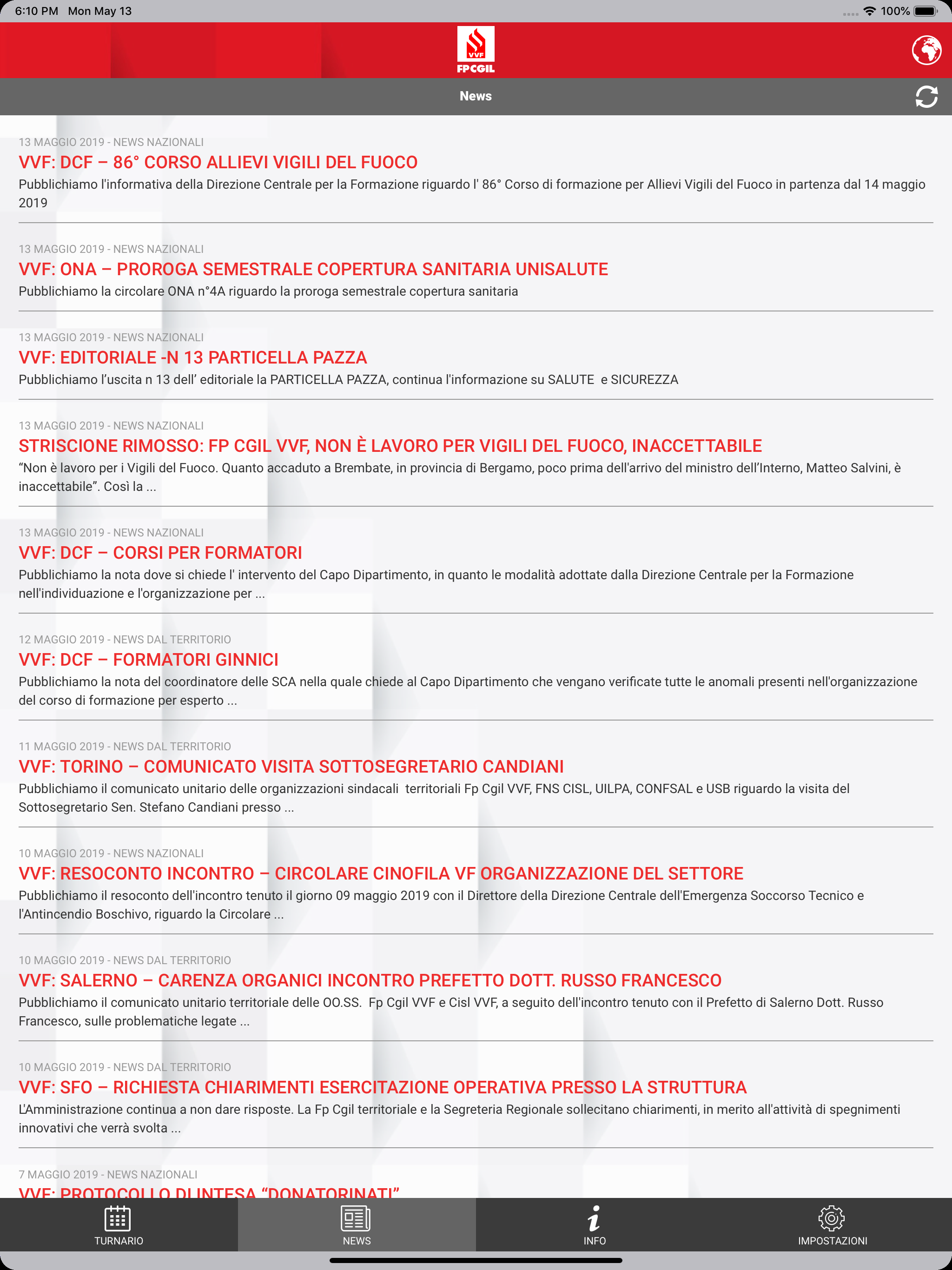 Il Turnario VVF screenshot 13