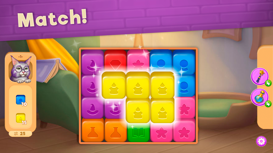 #3. Magic Mansion: Match-3 (iOS) By: 4Enjoy Games