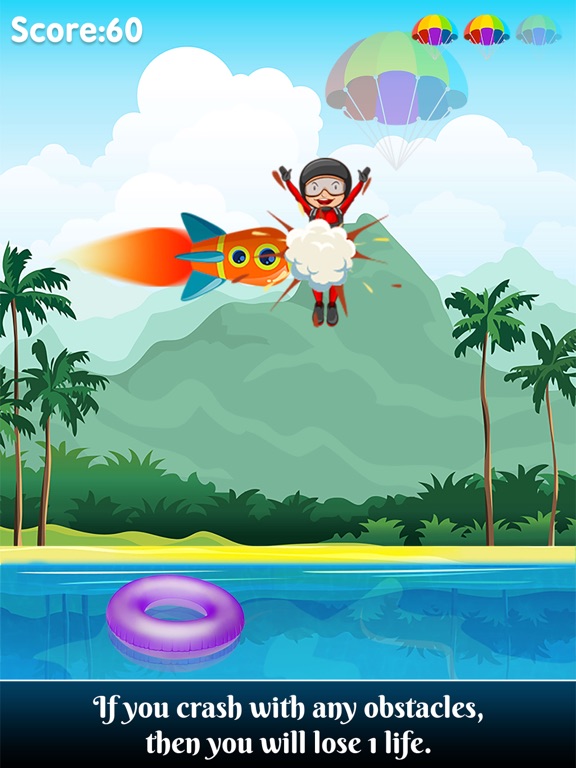 Parachute Jump: Skydiving game iPad screenshot