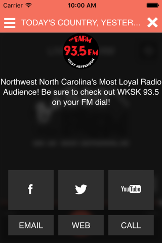 580 WKSK & 93.5 FM The Farm screenshot 3