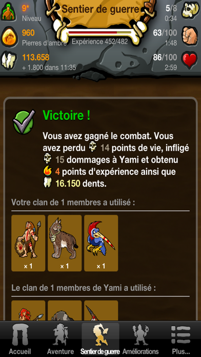 Screenshot #2 pour Jeu préhistorique Mobile