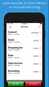 iRecorder Pro Audio Recorder screenshot