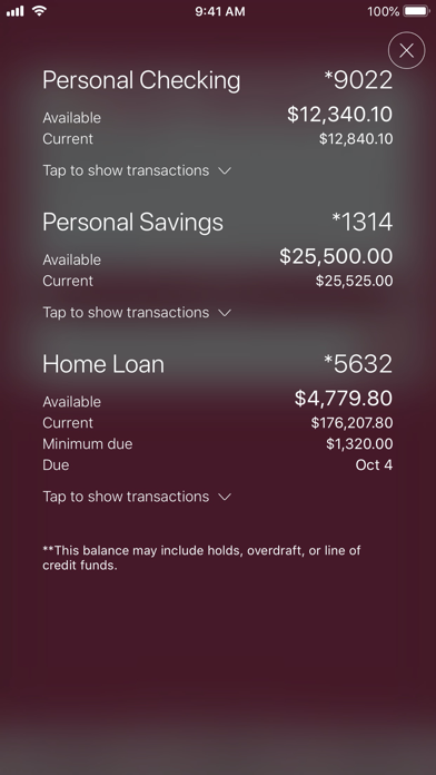 Bank of Old Monroe Mobile Bank Screenshot