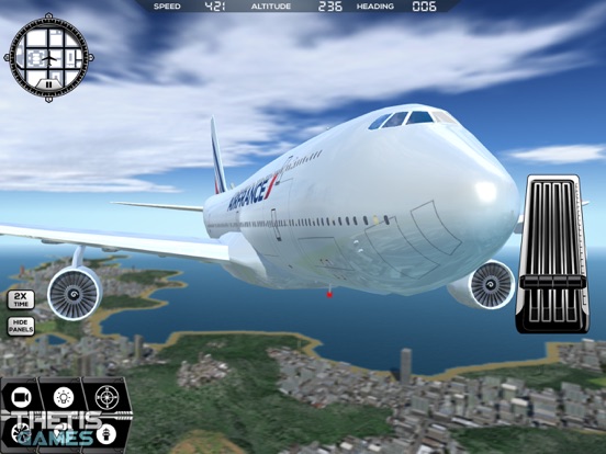 Flight Simulator FlyWings 2017 iPad app afbeelding 4