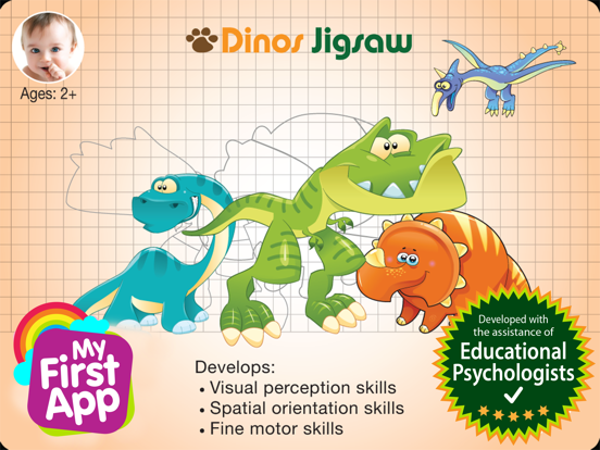 Screenshot #4 pour Dinos Jigsaw - Adhd & autism