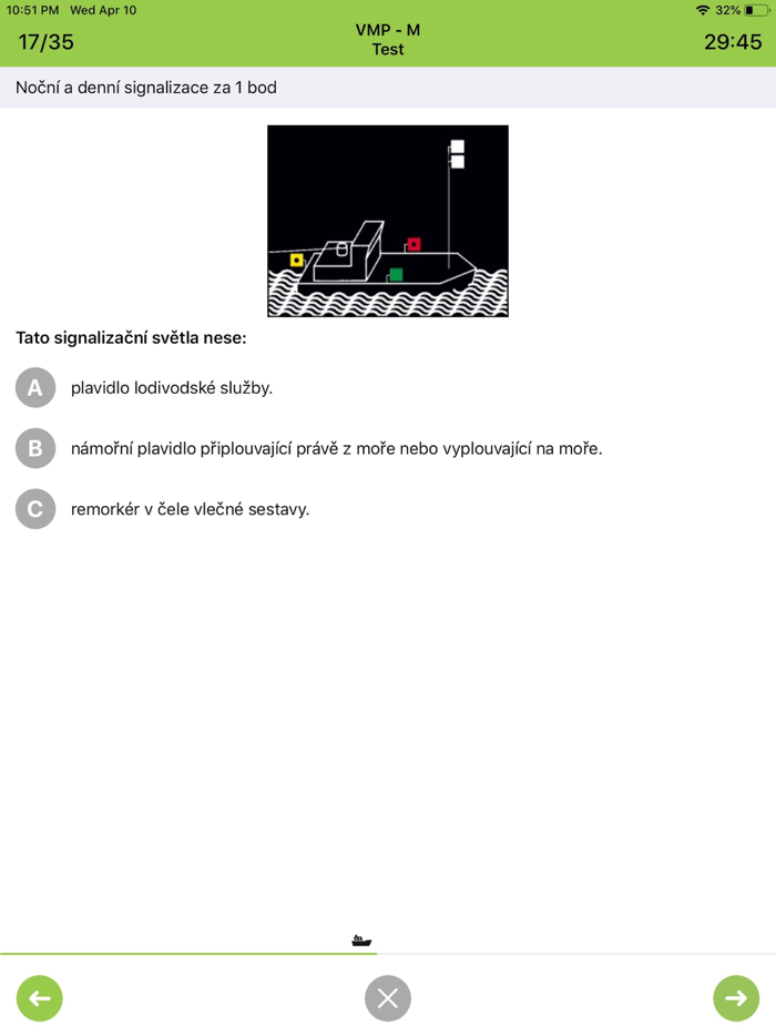 Kapitánské zkoušky - testy