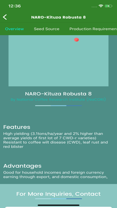 NARO Seed Information screenshot 2