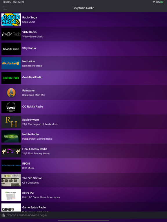 Screenshot #4 pour Chiptune Radio