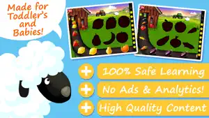 Shapes & Colors Farm Puzzles screenshot 1