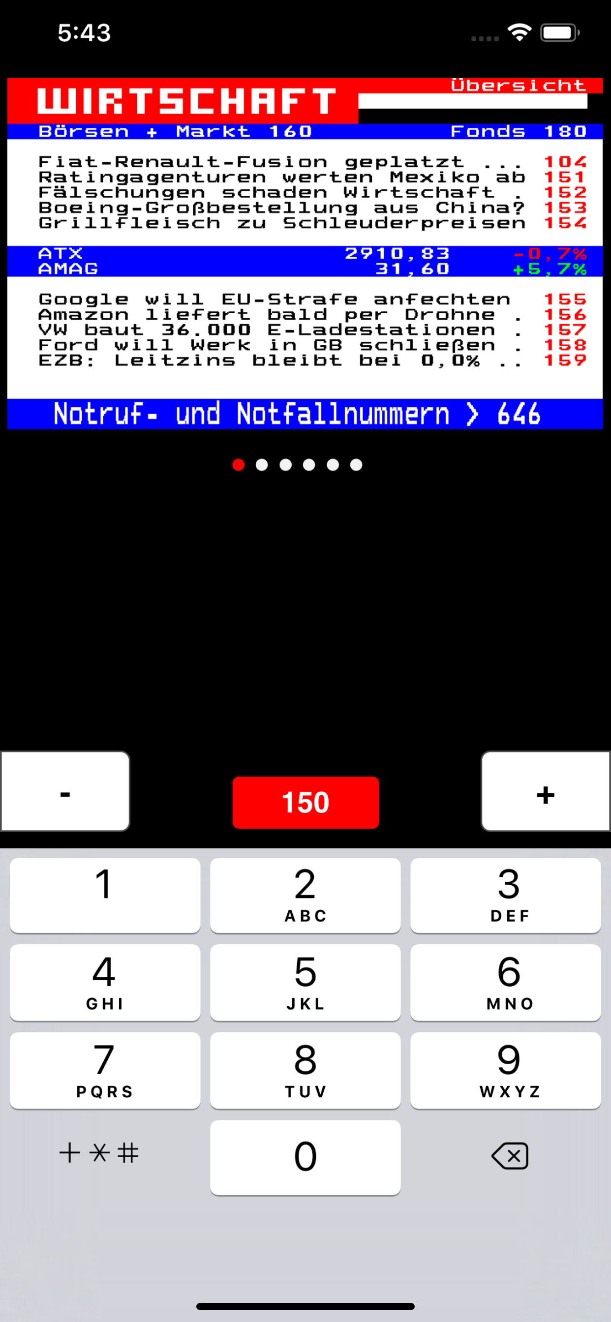 TeleGexx - ORF Teletext screenshot 3