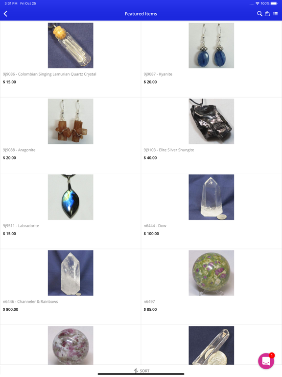 Screenshot #6 pour Blue Moon Crystals & Jewelry