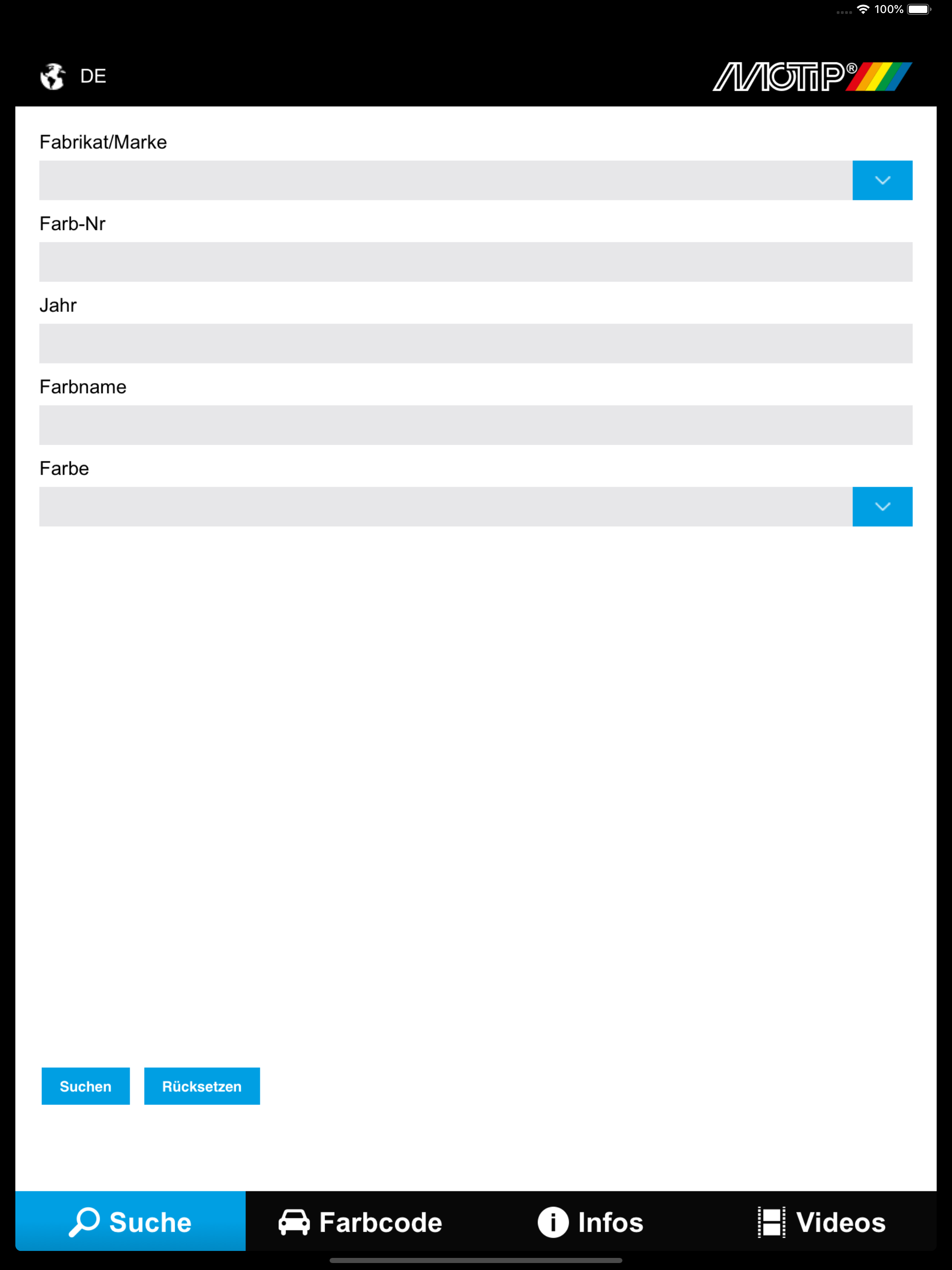 MOTIP Colour Search