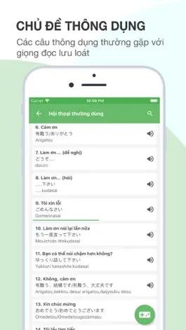 Game screenshot Tiếng nhật giao tiếp - chủ đề apk