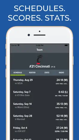 Game screenshot Cincinnati Football Schedules mod apk