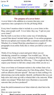 cover letter iphone screenshot 2