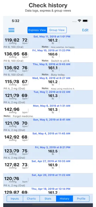 Blood Pressure Monitor: Screenshot 3 von 5