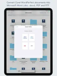 wpd converter -for wordperfect ipad capturas de pantalla 1