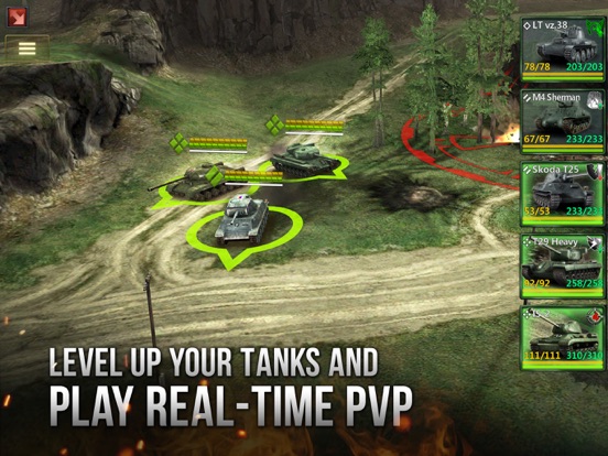 Armor Age: Tank Wars iPad app afbeelding 3