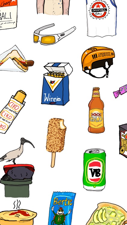 Straya Stickers by Something Great NSW Pty Ltd