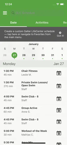 Game screenshot GLC Fitness apk