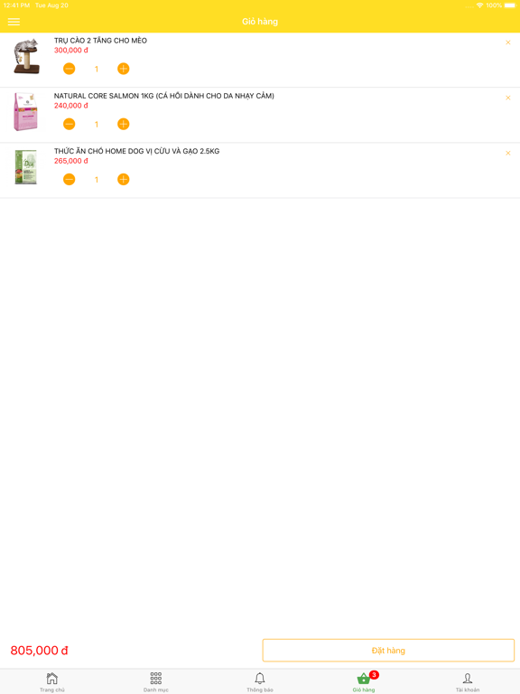 Pet24h iPad screenshot 4 - Shopping app