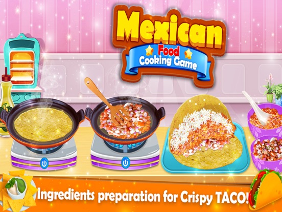 Mexican Food Cooking Game iPad screenshot