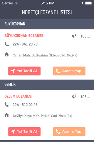 Nöbetçi Eczane - Bursa screenshot 2