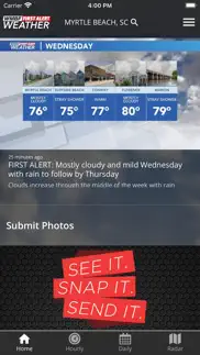 wmbf first alert weather iphone screenshot 1