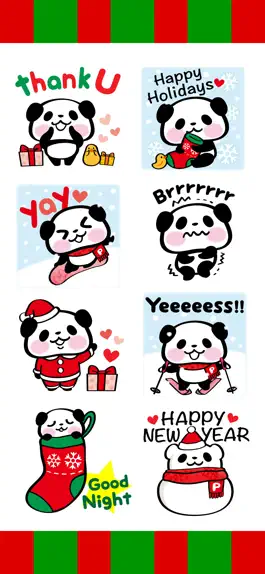 Game screenshot Pandaaa!!! Xmas Stickers hack