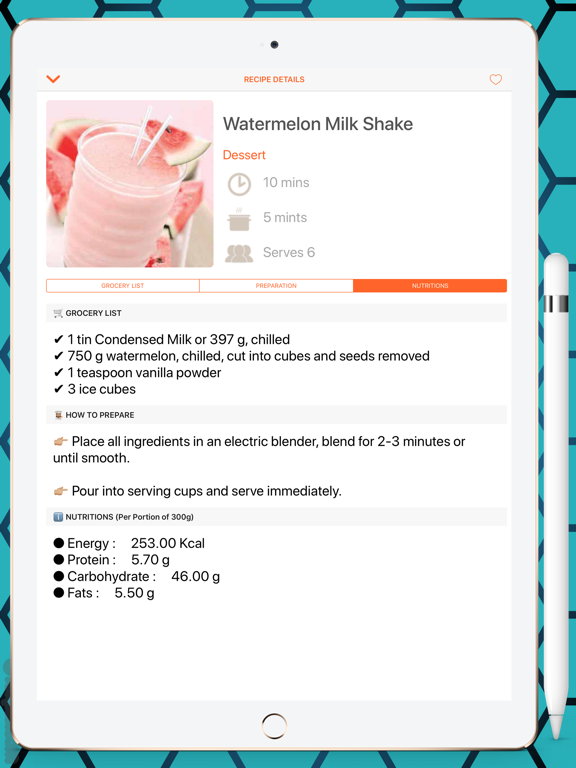 Ramadan Recipes Latest رمضان iPad screenshot 9 - Food & Drink app