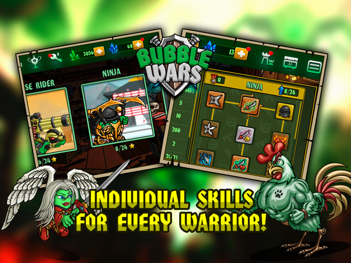 Bubble Wars Castle battle