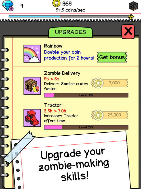 Zombie Evolution iPad screenshot 4 - Games app