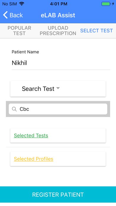 eLabAssist Doctor Screenshot