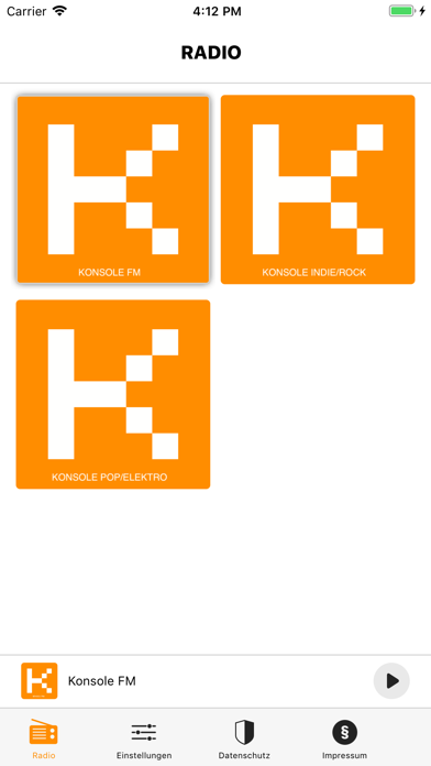 Screenshot #3 pour Konsole Radio App