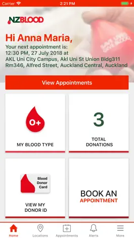 Game screenshot NZ Blood Service Donor App apk