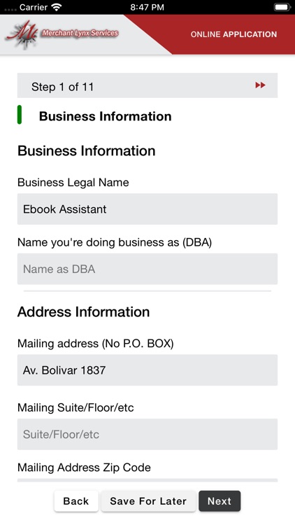 Merchant Lynx eApplication by Groundhog Enterprises Inc.