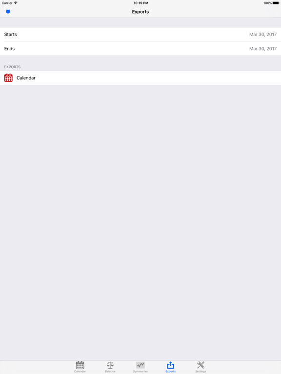 iAbsences iPad screenshot 4 - Productivity app