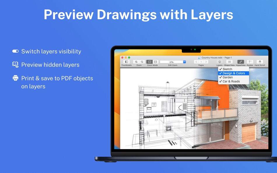 #3. VSD Viewer for Visio Drawings (macOS) De: Nektony LLC