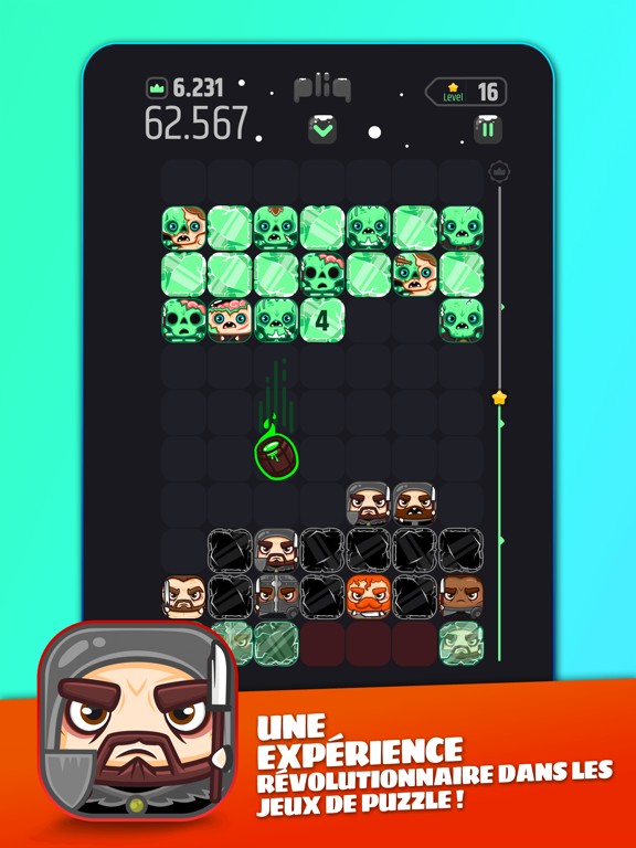 Screenshot #4 pour pliq: Epic Clash Arcade Puzzle