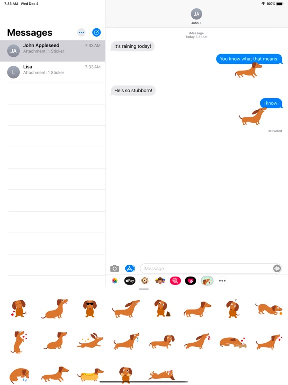 Wiener Wonderland iPad screenshot 3 - Stickers app