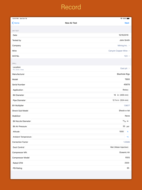 Screenshot #4 pour JB Air Flow Test Companion