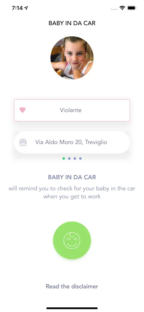 Baby in da car