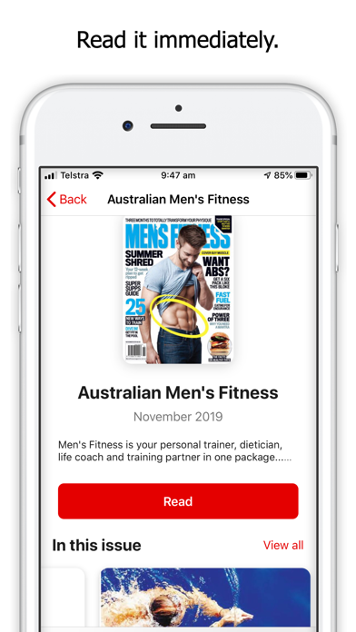 Australian Men's Fitness screenshot 3