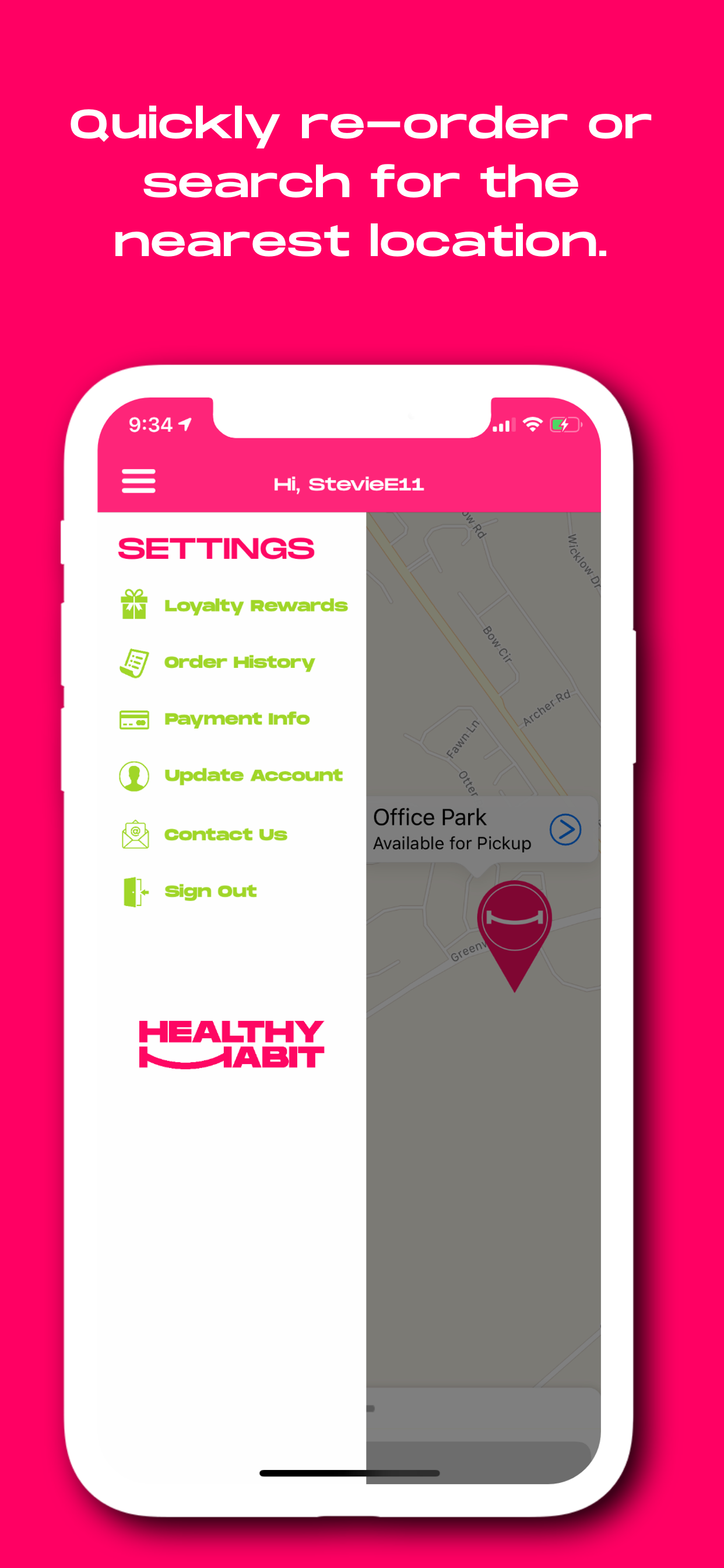 Healthy Habit - MobileOrdering