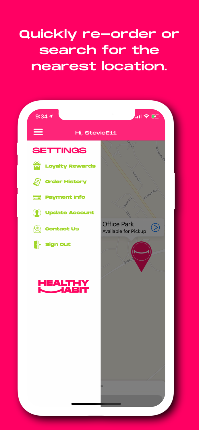 Healthy Habit - MobileOrdering