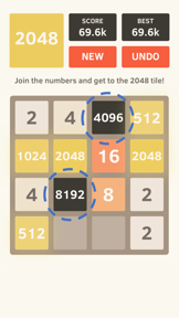 2048 by Gabriele Cirulli screenshot