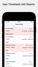 Timeero GPS Time Tracking screenshot